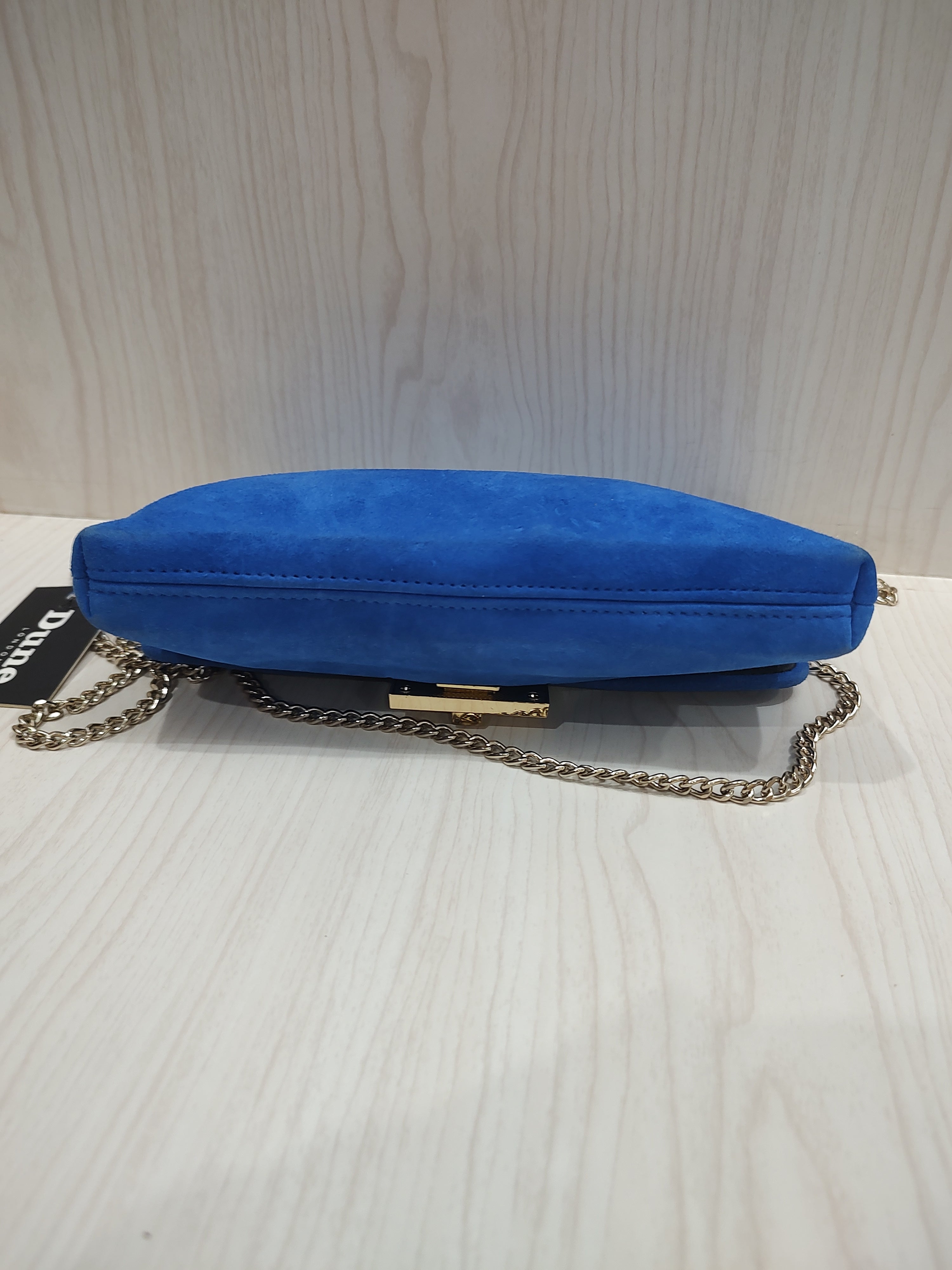 💙 Cobalt Blue Faux Suede Crossbody Clutch