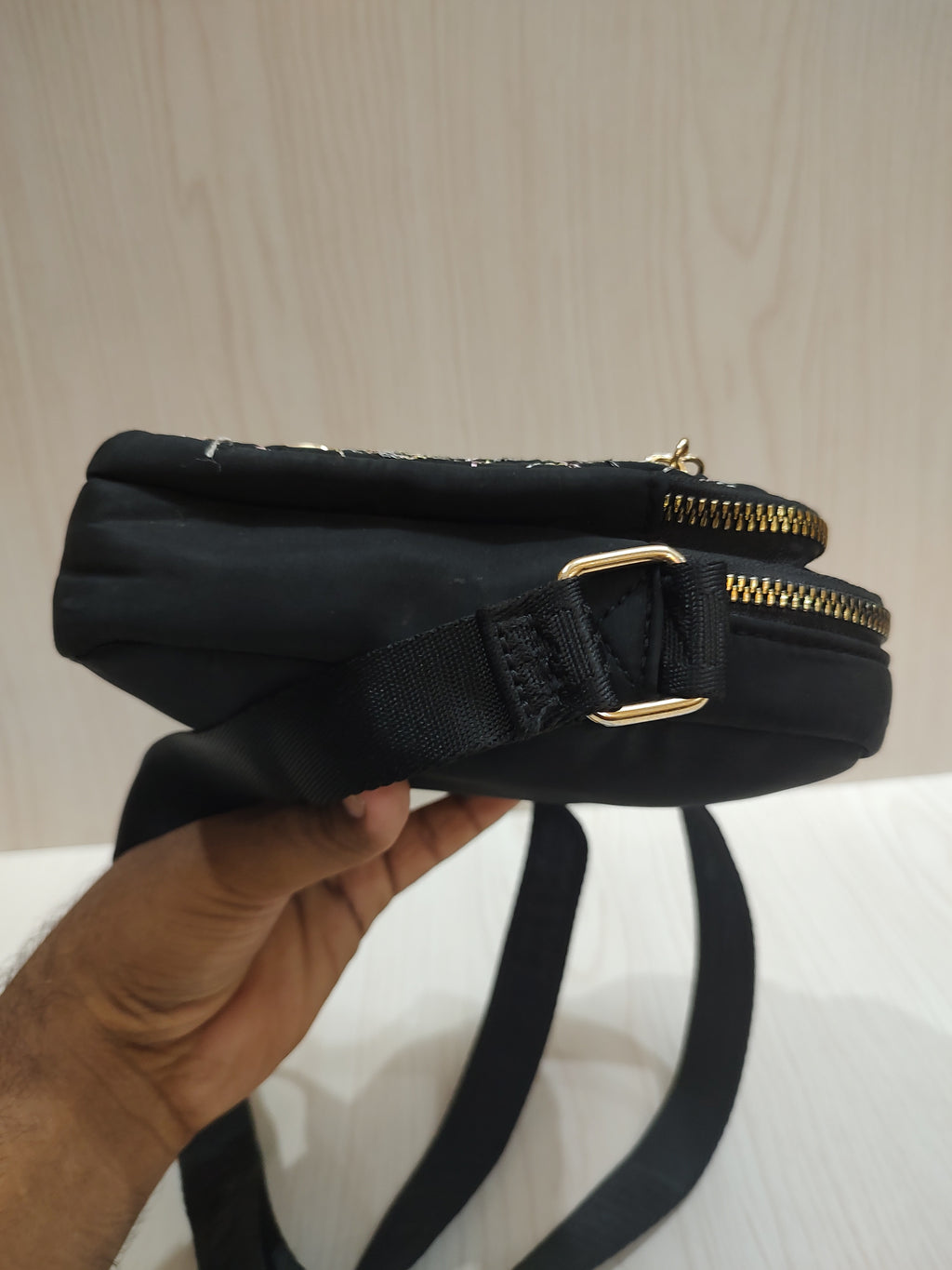 🖤 Quilted Heart Compact Crossbody Bag