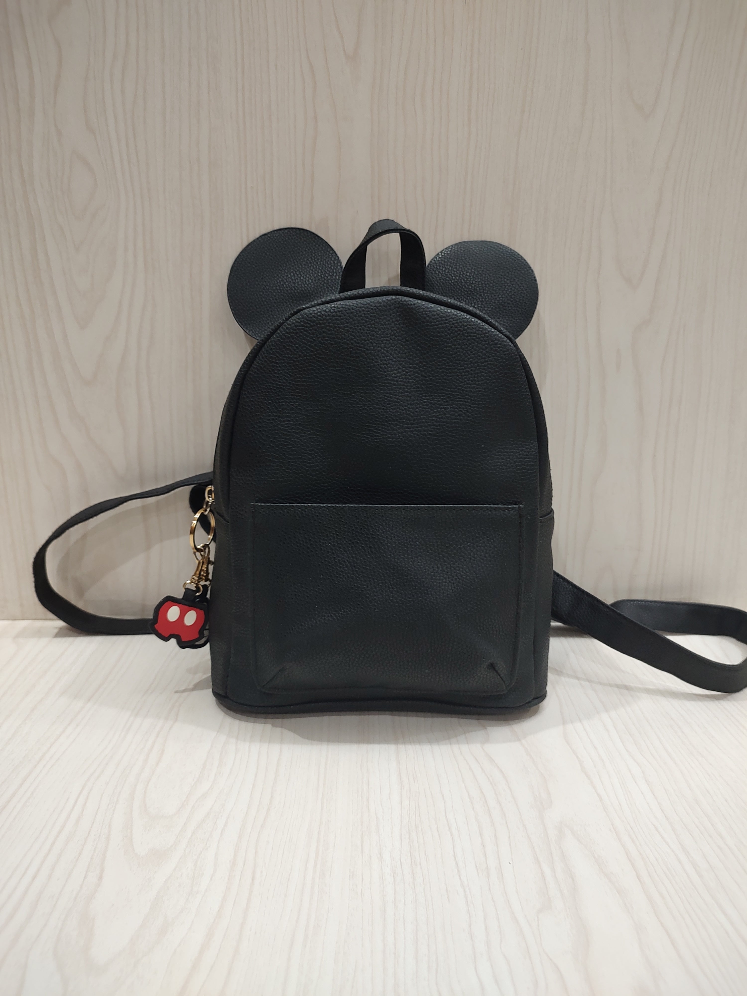 🎒 Minimalist Mouse-Eared Mini Backpack