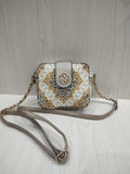 🐆 Baroque & Leopard Print  Crossbody Bag