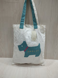 🛍️ Whimsical Terrier Canvas Tote Bag
