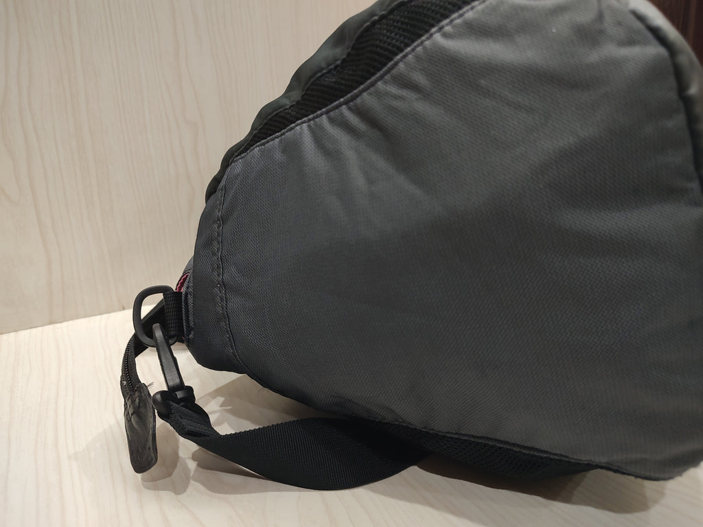 Versatile Two-Tone Sports Duffle Bag