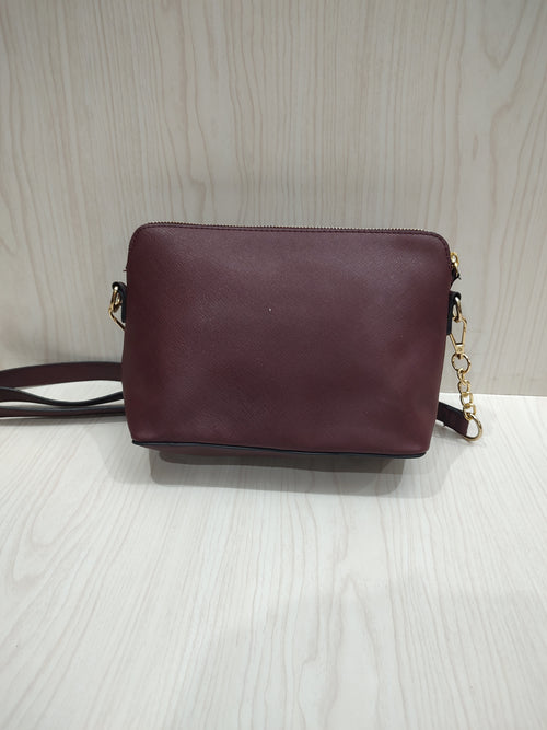 Chic Saffiano Crossbody Bag