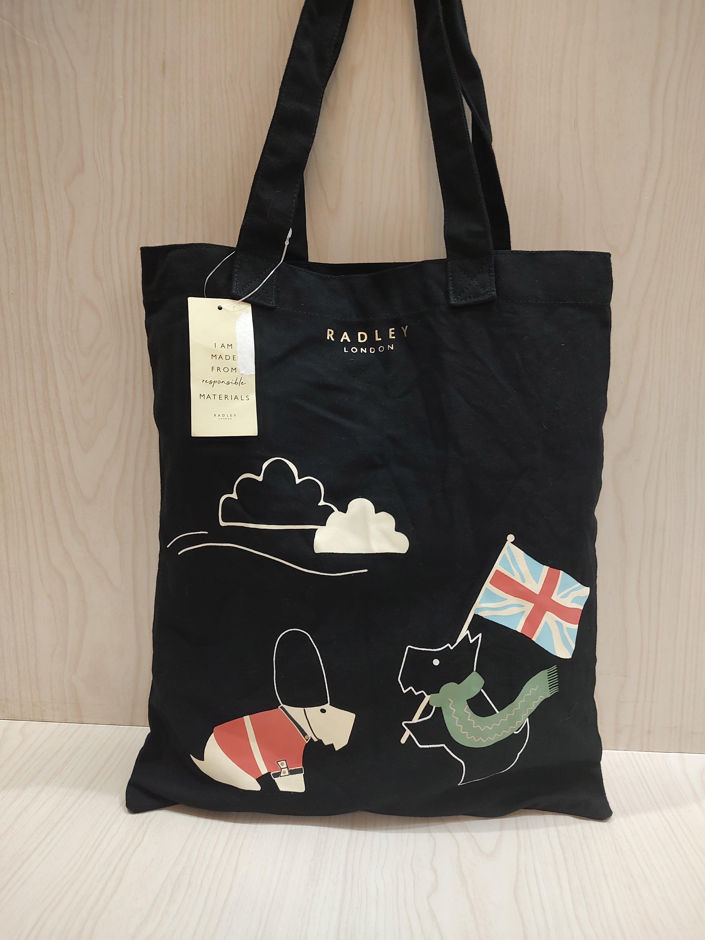 🇬🇧 Quirky British-Themed Eco-Friendly Canvas Tote Bag