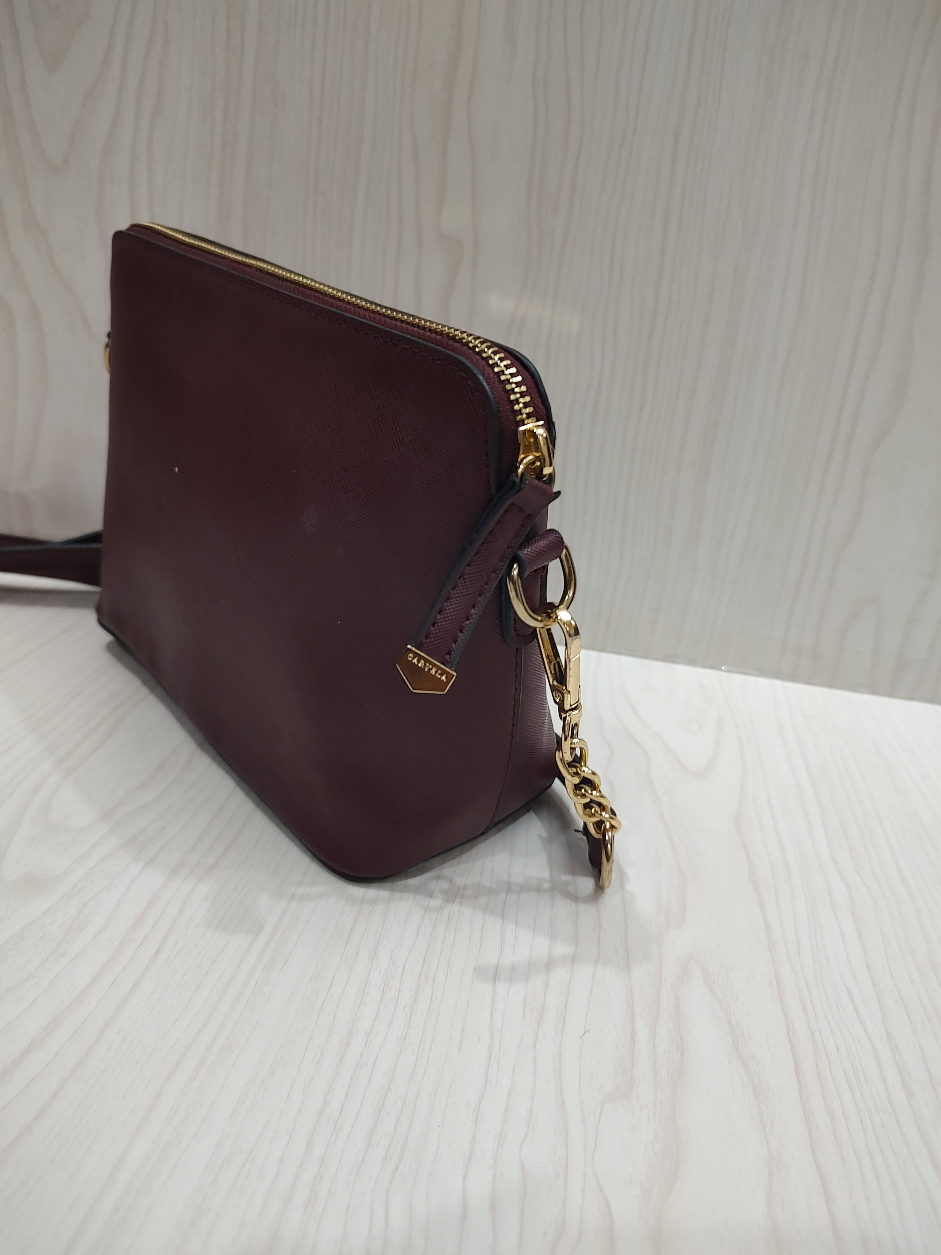 Chic Saffiano Crossbody Bag